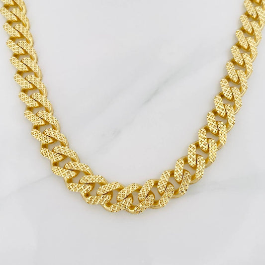 Cadena Cubano Infinito 47.15g / 60cm / 4.85mm Oro Amarillo 18K