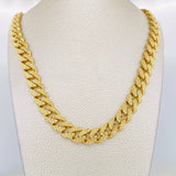 Cadena Cubano Infinito 47.15g / 60cm / 4.85mm Oro Amarillo 18K