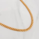 Cadena Cubano Infinito 19.1g / 60cm / 4.85mm Oro Rosa 18K