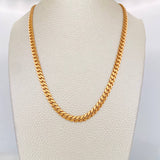Cadena Cubano Infinito 19.1g / 60cm / 4.85mm Oro Rosa 18K