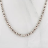 Cadena Ice 12.3g / 60cm / 2.4mm Oro Blanco 18K