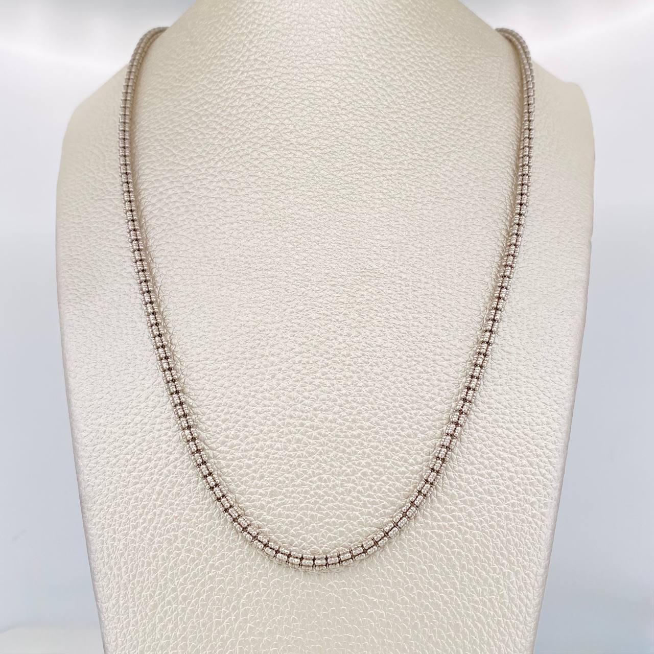 Cadena Ice 20.5g / 60cm / 3.05mm Oro Blanco 18K