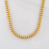 Cadena Ice 28.65g / 70cm / 3.7mm Dos Oros Amarillo Blanco 18K