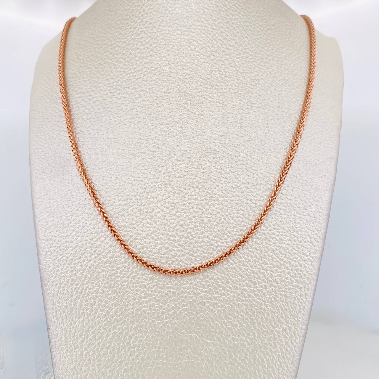 Cadena Franco 5.95g / 60cm / 2.4mm Oro Rosa 18K
