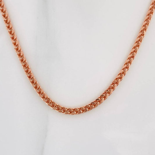 Cadena Franco 5.95g / 60cm / 2.4mm Oro Rosa 18K