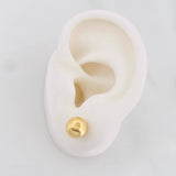 Topos Bola Lisa 0.9g / 8mm Oro Amarillo 18K