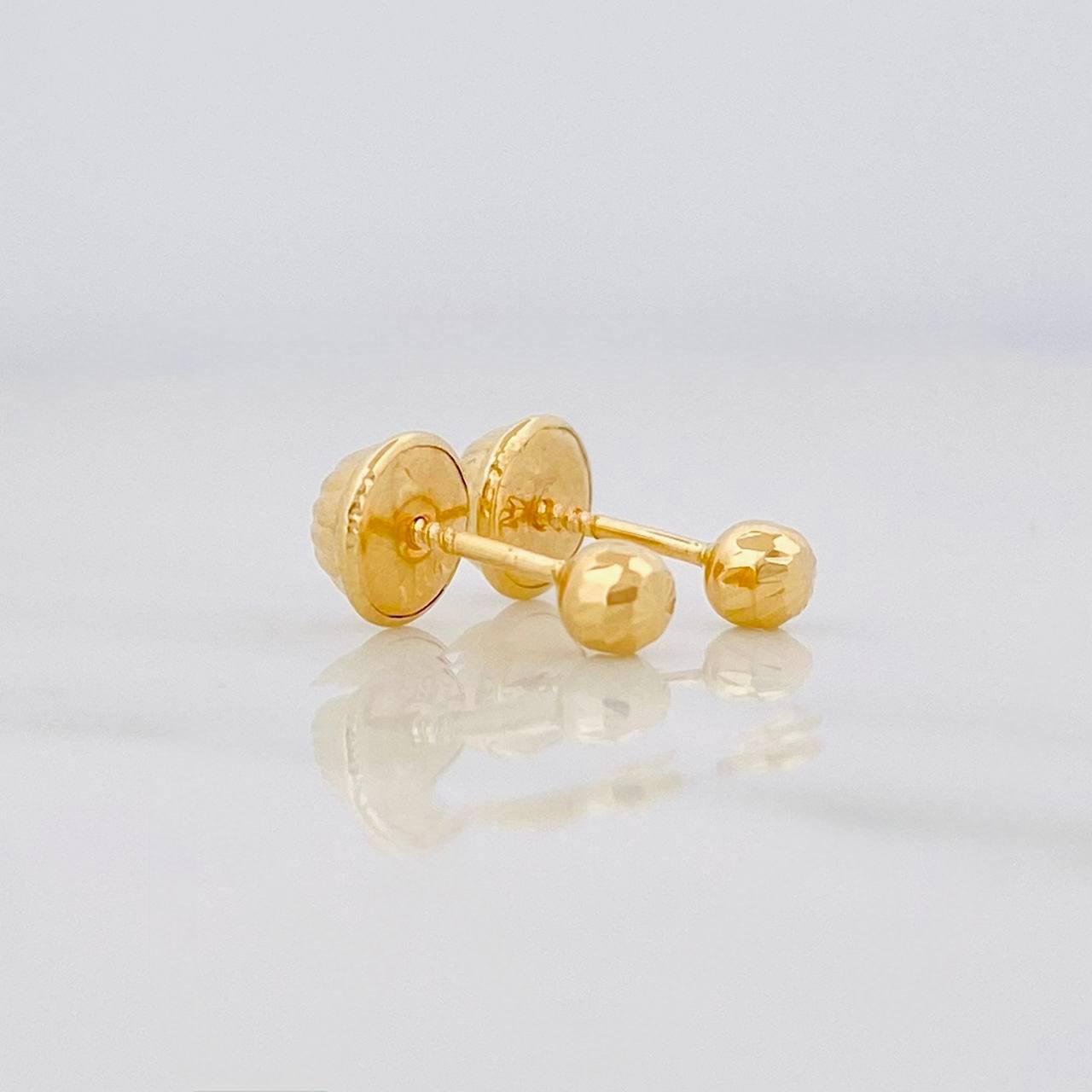 Topos Bola Diamantada 0.4g / 3mm Oro Amarillo 18K