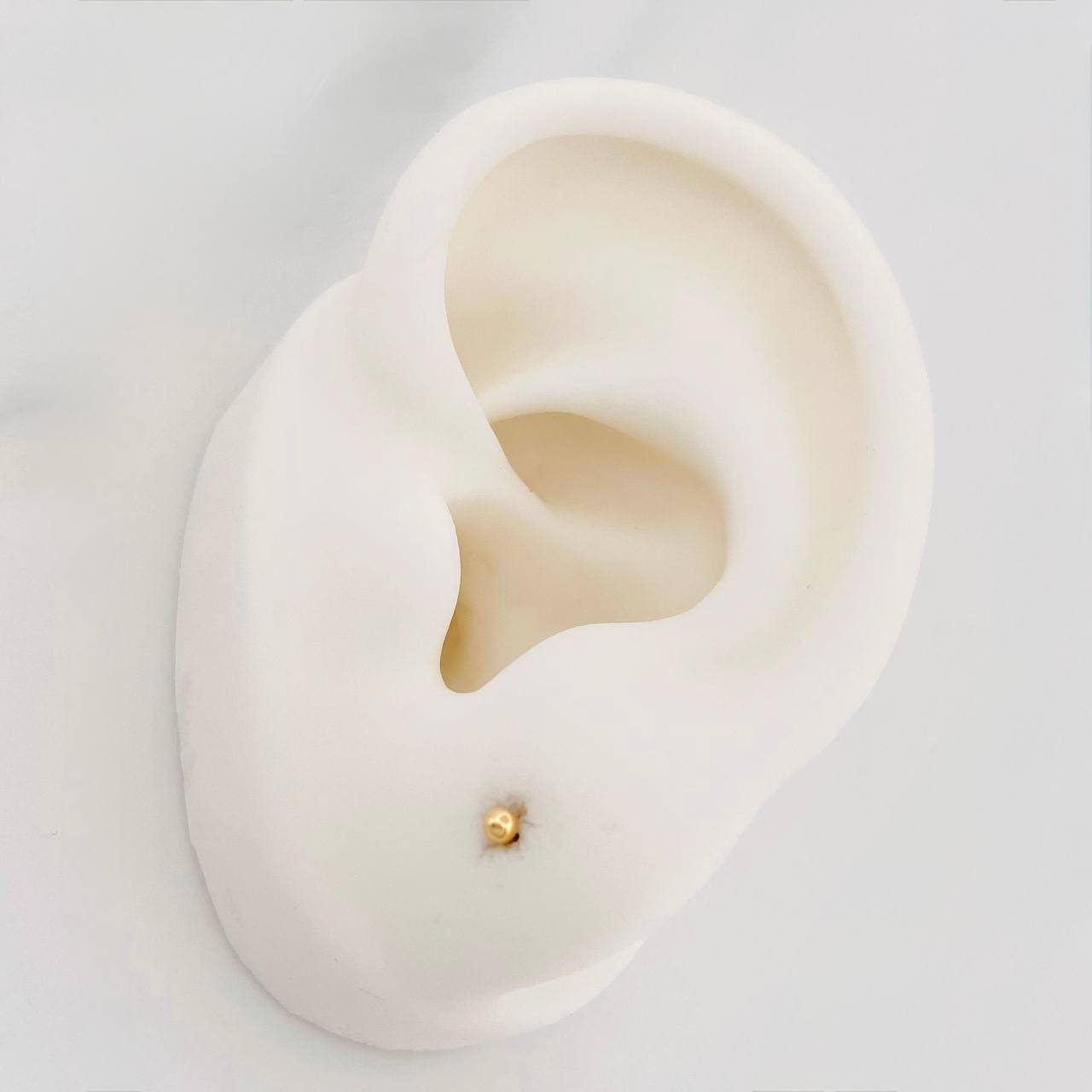 Topos Bola Lisa 35g / 2mm Oro Amarillo 18K