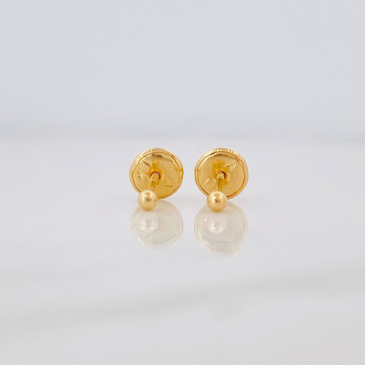 Topos Bola Lisa 0.35g / 2mm Oro Amarillo 18K