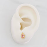 Topos Halo Gota 0.95g / 5.35mm Oro Amarillo 18K