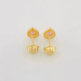 Topos Halo Gota 0.95g / 5.35mm Oro Amarillo 18K