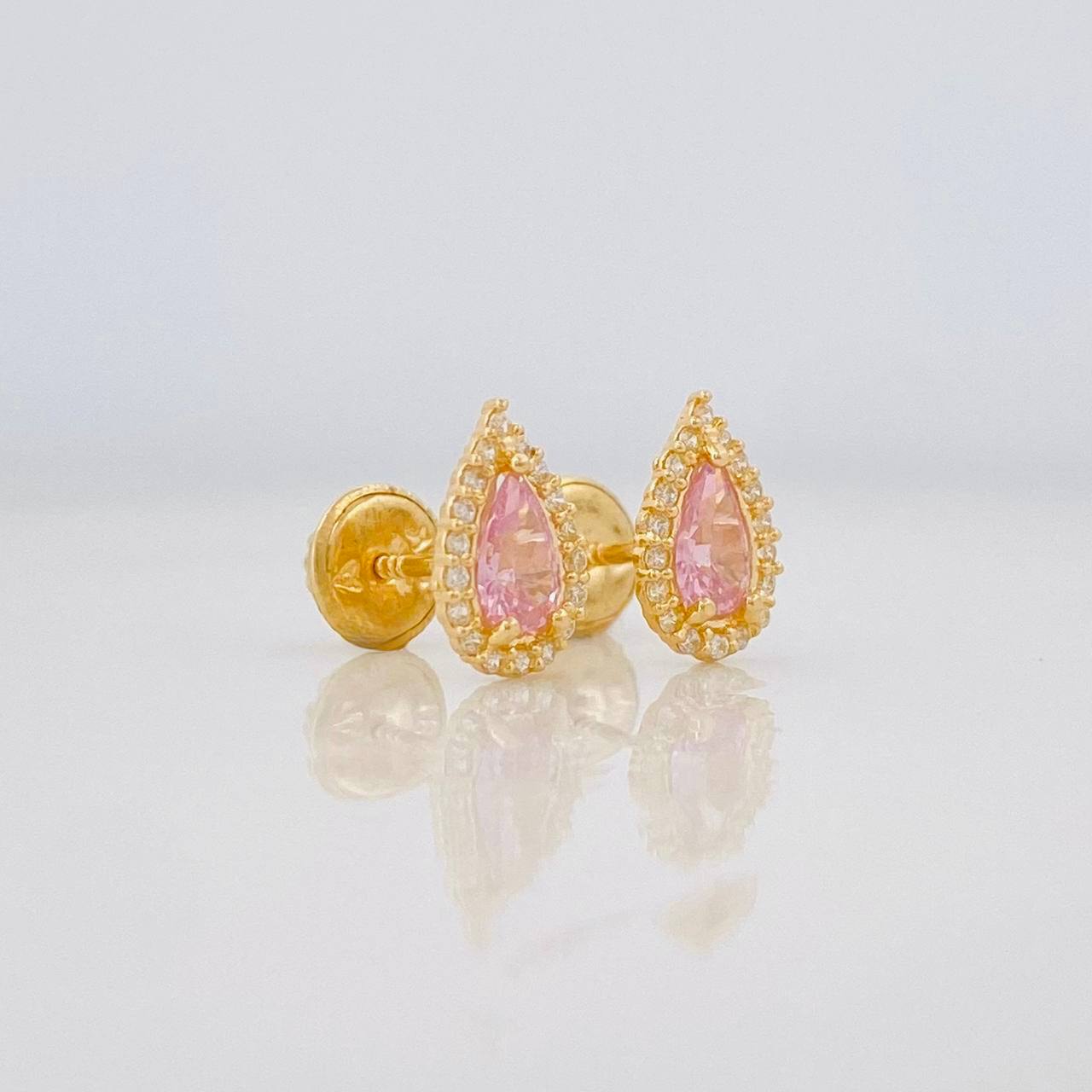 Topos Halo Gota 0.95g / 5.35mm Oro Amarillo 18K