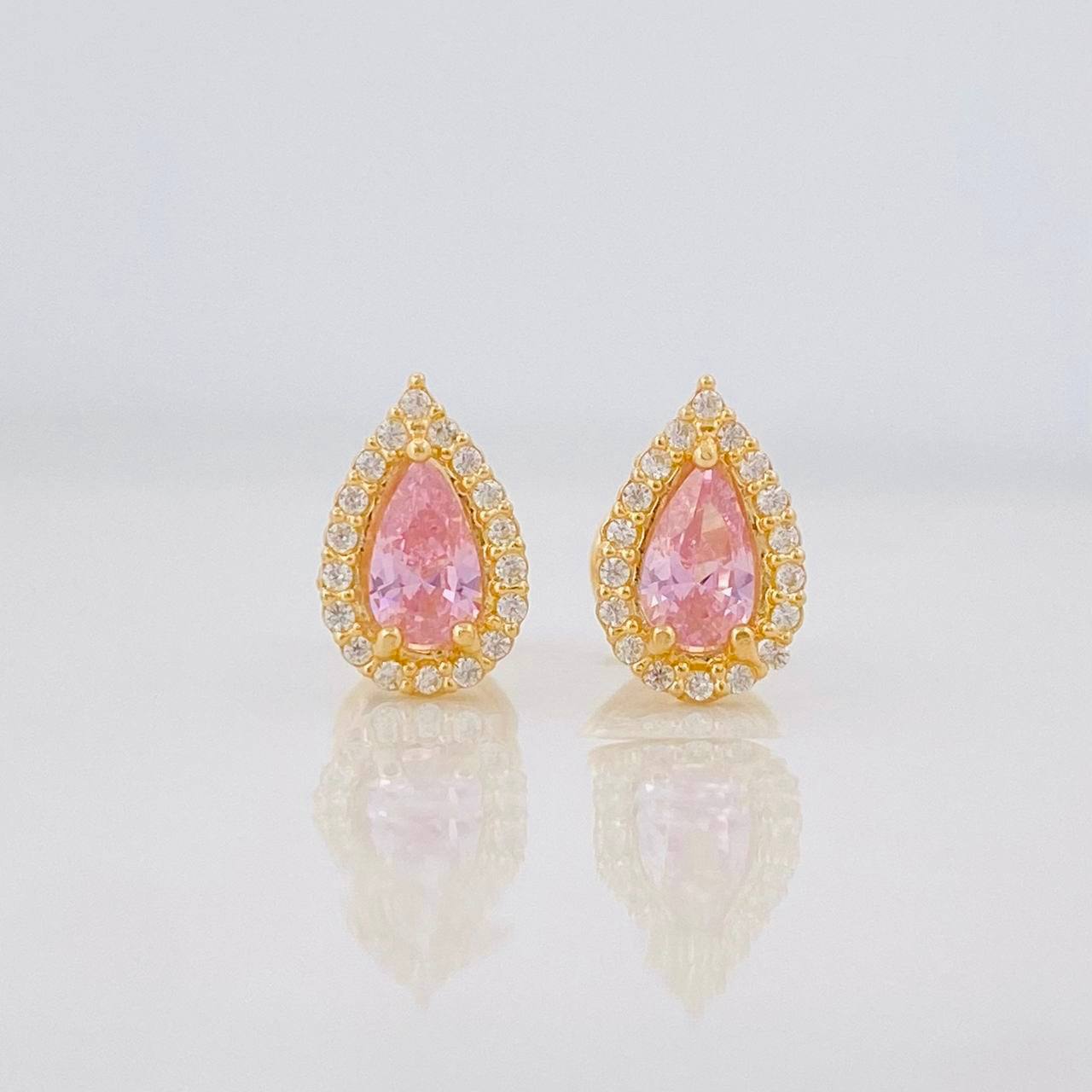 Topos Halo Gota 0.95g / 5.35mm Oro Amarillo 18K