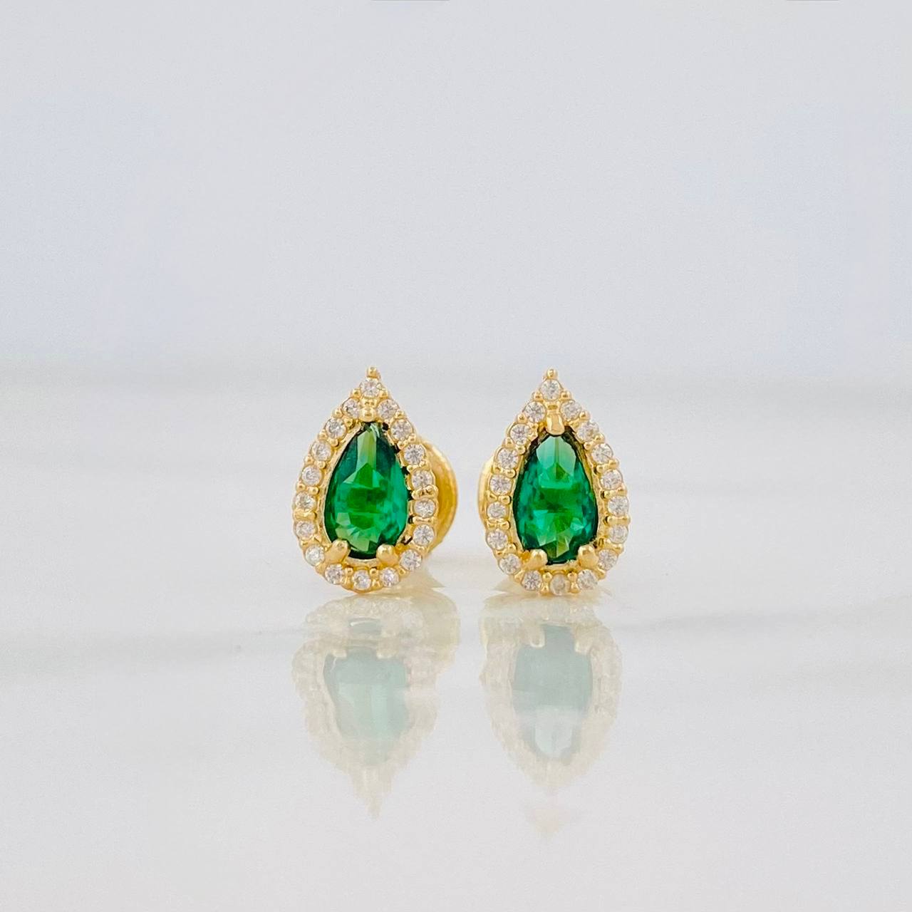 Topos Halo Gota 0.95g / 5.6mm Oro Amarillo 18K