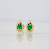 Topos Halo Gota 0.95g / 5.6mm Oro Amarillo 18K