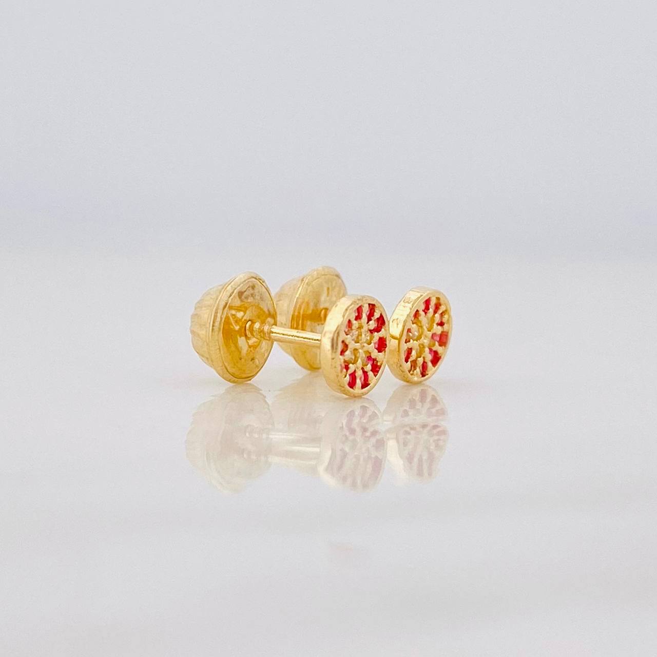 Topos Circulo 0.7g / 4.8mm Oro Amarillo 18K