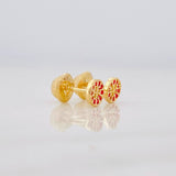 Topos Circulo 0.7g / 4.8mm Oro Amarillo 18K