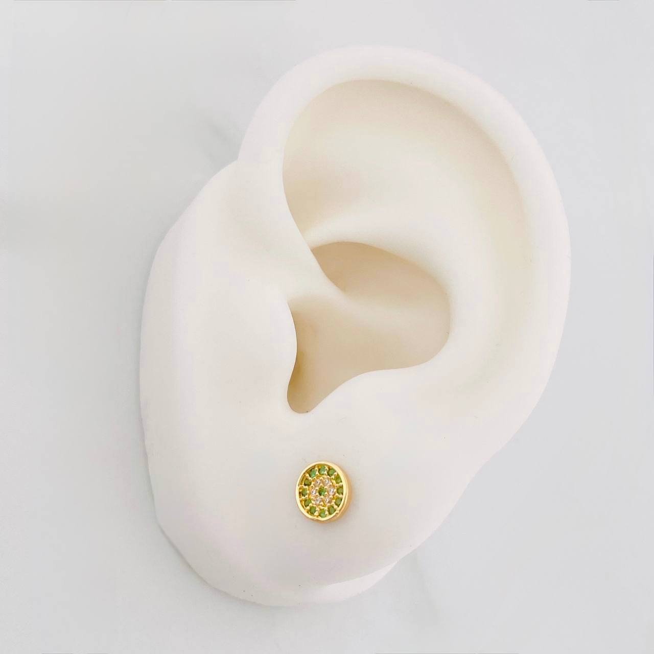 Topos Circulo 0.9g / 5.9mm Oro Amarillo 18K