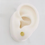 Topos Circulo 0.9g / 5.9mm Oro Amarillo 18K