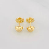 Topos Circulo 0.9g / 5.9mm Oro Amarillo 18K