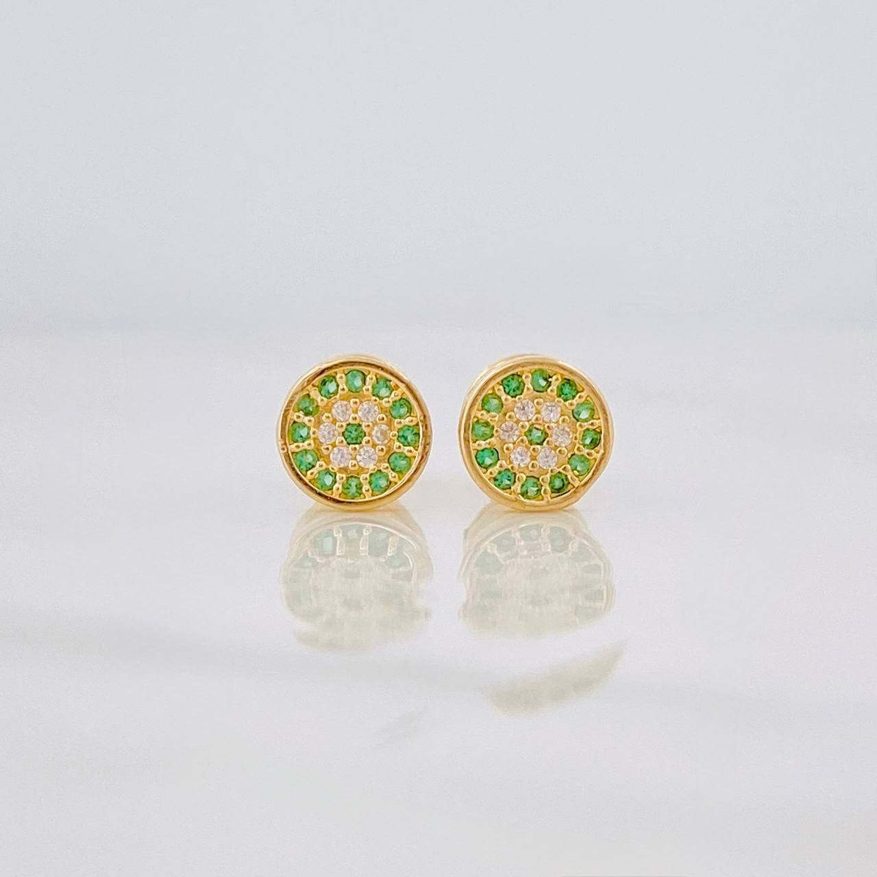 Topos Circulo 0.9g / 5.9mm Oro Amarillo 18K