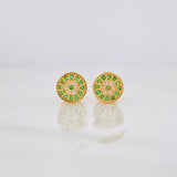 Topos Circulo 0.9g / 5.9mm Oro Amarillo 18K