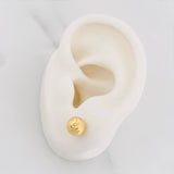 Topos Bola Diamantada 1.15g / 8mm Oro Amarillo 18K