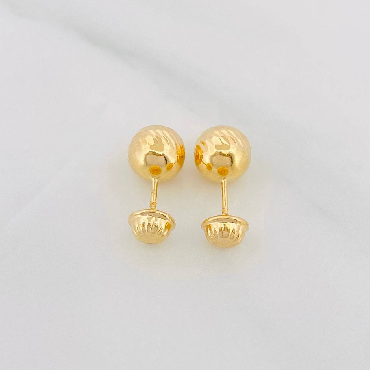 Topos Bola Diamantada 1.15g / 8mm Oro Amarillo 18K