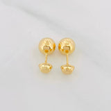Topos Bola Diamantada 1.15g / 8mm Oro Amarillo 18K