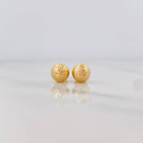 Topos Bola Diamantada 1.15g / 8mm Oro Amarillo 18K