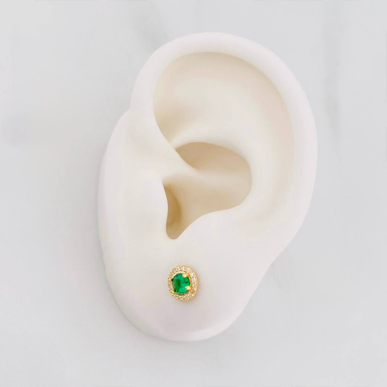 Topos Halo Circulo 1g / 6.2mm Oro Amarillo 18K