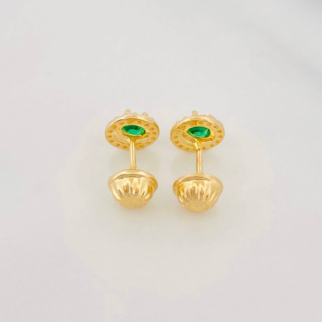 Topos Halo Circulo 0.95g / 6.1mm Oro Amarillo 18K
