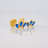 Topos Tiara 0.8g / 8.5mm Oro Amarillo 18K