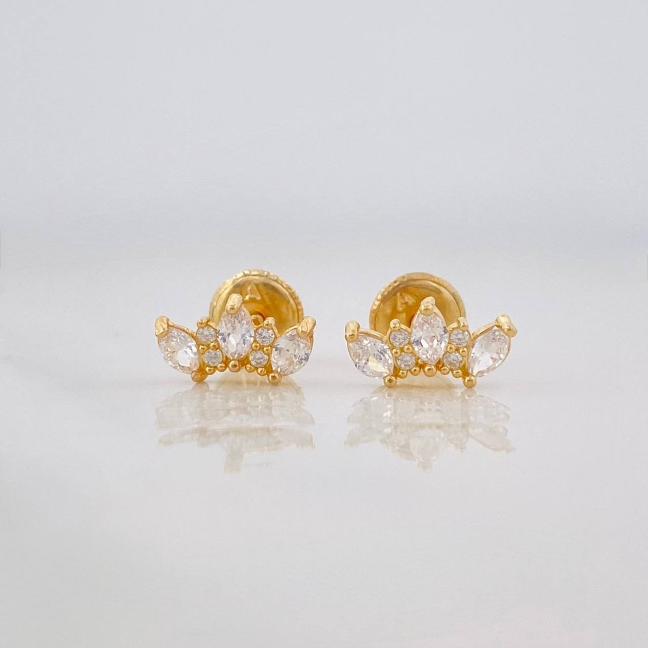 Topos Tiara 0.8g / 8.9mm Oro Amarillo 18K