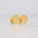 Topos Arbol 1.35g / 8.3mm Oro Amarillo 18K