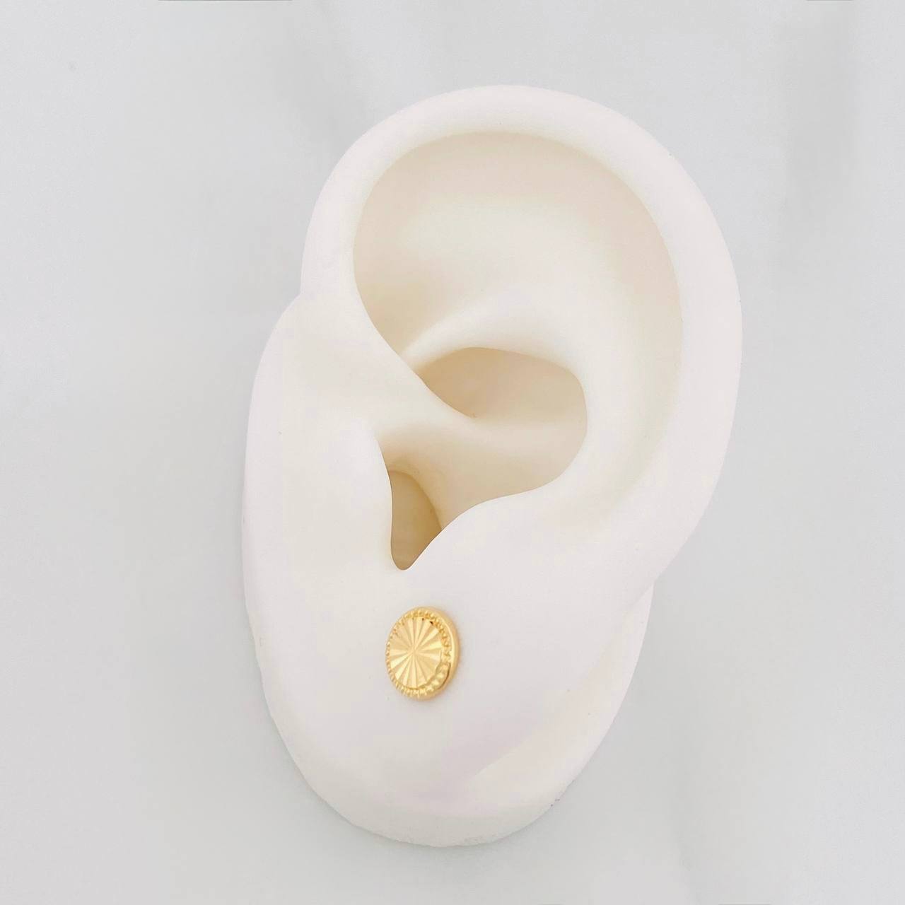 Topos Circulo 0.7g / 7mm Oro Amarillo 18K