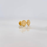 Topos Circulo 0.7g / 7mm Oro Amarillo 18K