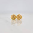 Topos Circulo Diamantado 0.7g / 6.9mm Oro Amarillo 18K