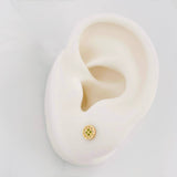 Topos Circulo 0.7g / 4.6mm Oro Amarillo 18K