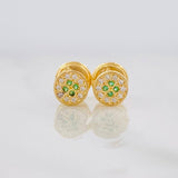 Topos Circulo 0.7g / 4.6mm Oro Amarillo 18K
