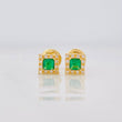 Topos Halo Cuadrado 0.7g / 4.5mm Oro Amarillo 18K