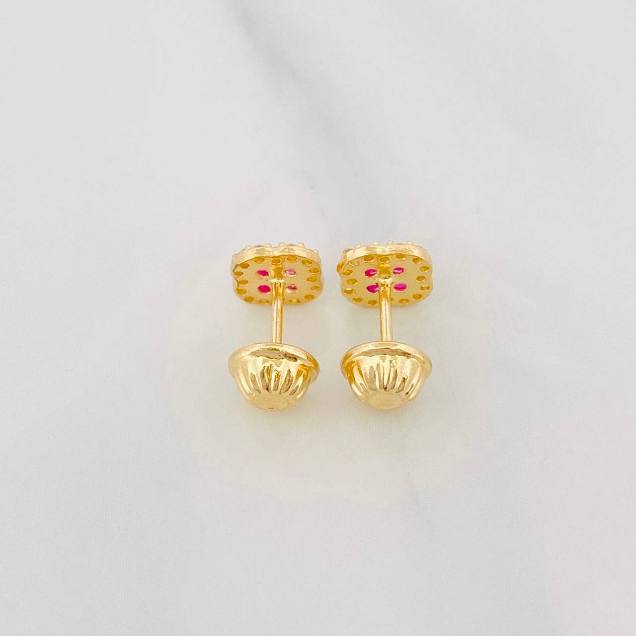 Topos Flor 0.9g / 5.75mm Oro Amarillo 18K