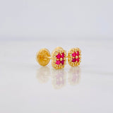 Topos Flor 0.9g / 5.75mm Oro Amarillo 18K
