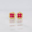 Topos Flor 0.9g / 5.75mm Oro Amarillo 18K