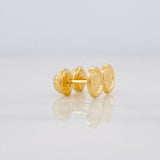 Topos Corona Diamantada 0.5g / 6.2mm Oro Amarillo 18K