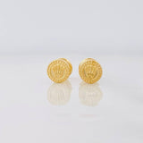 Topos Corona Punteada 0.7g / 7.7mm Oro Amarillo 18K