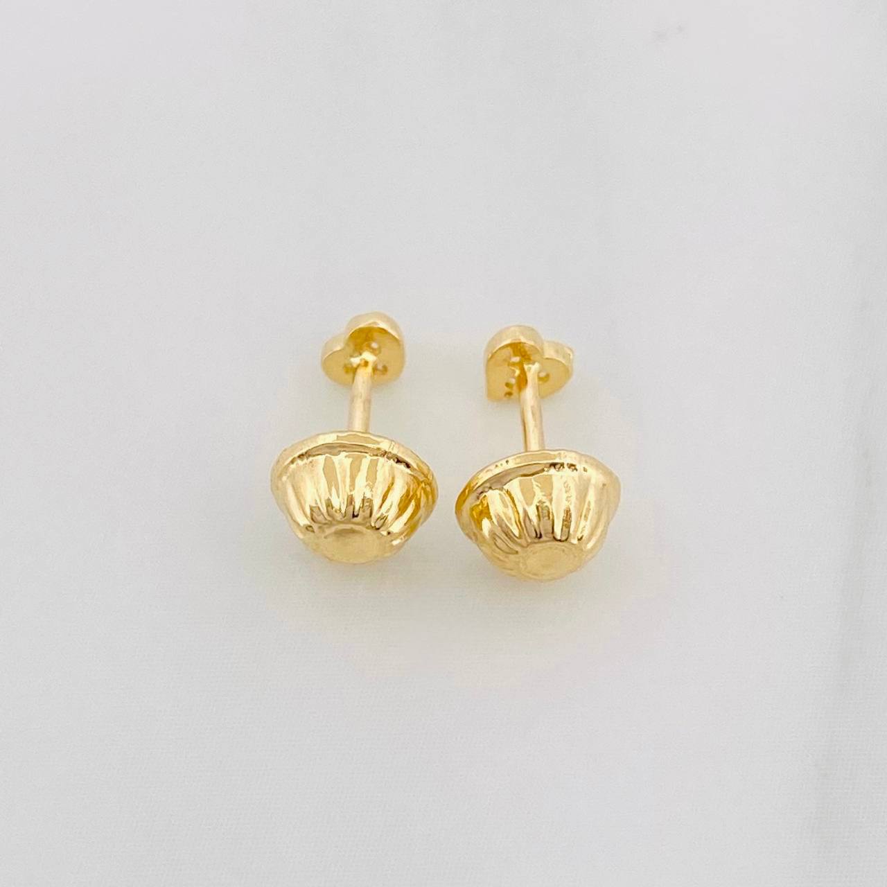 Topos Corazón Tupido 0.45g / 3mm Oro Amarillo 18K