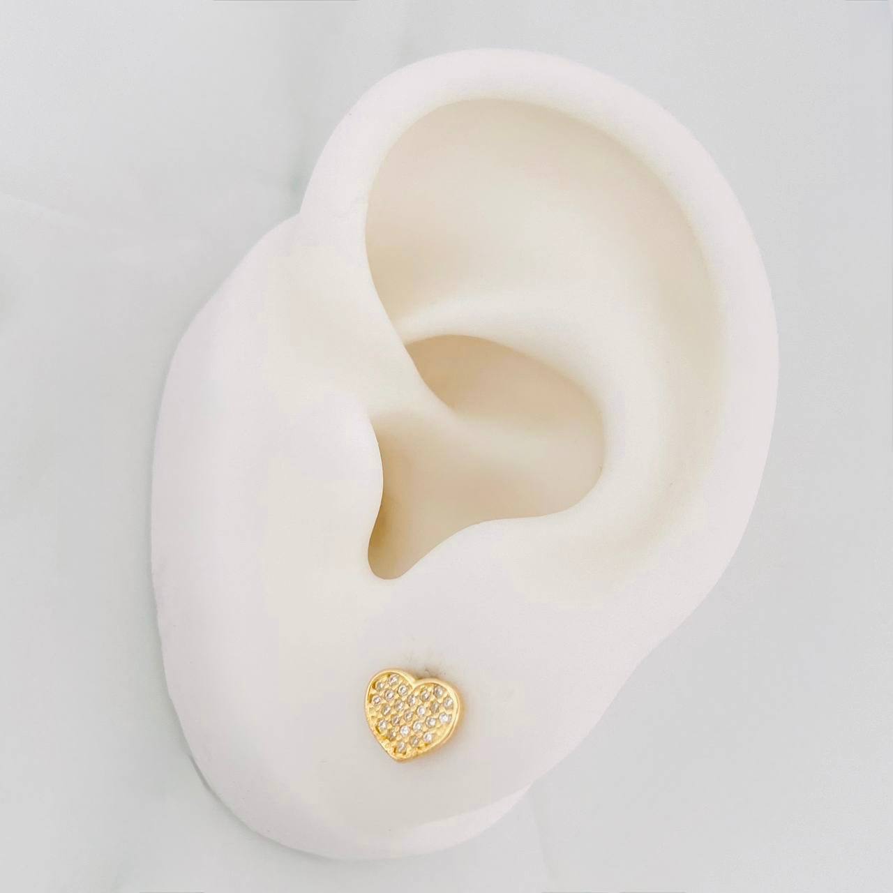 Topos Corazon 1g / 7.2mm Oro Amarillo 18K