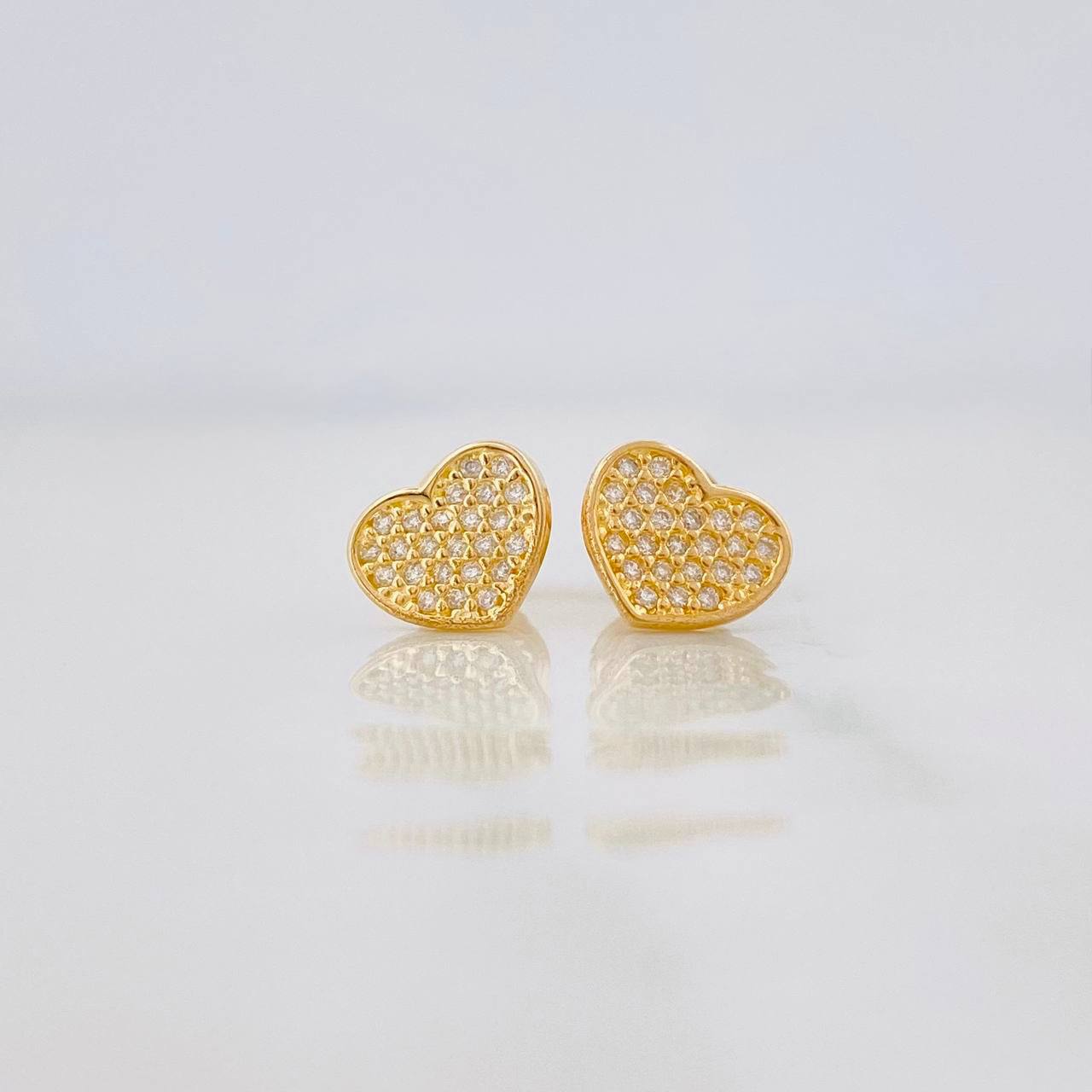 Topos Corazon 1g / 7.2mm Oro Amarillo 18K