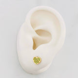 Topos Corazon 1g / 7.2mm Oro Amarillo 18K